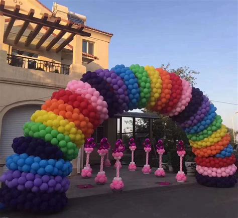 怎么利用气球装饰门店