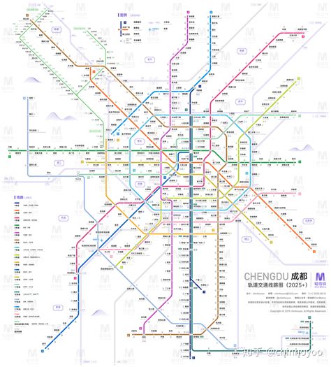 成都2024年地铁高清图
