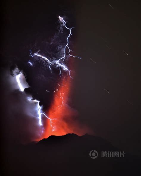 智利最大的闪电云