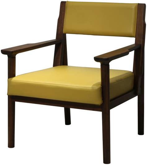 暖黄色休闲椅