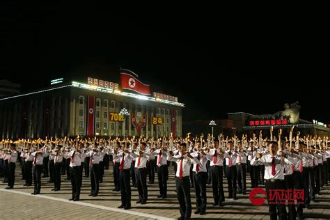 朝鲜人民正在庆祝他们的节日