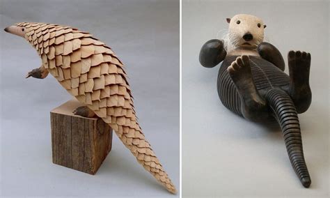 木头雕塑的玩具