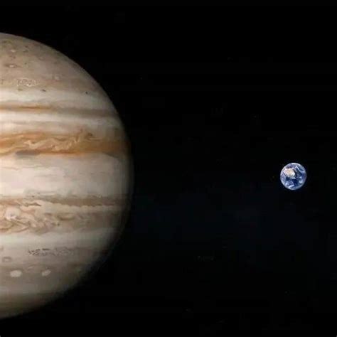 木星与地球相会天象