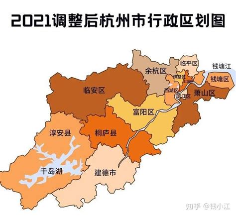杭州政区图高清全图