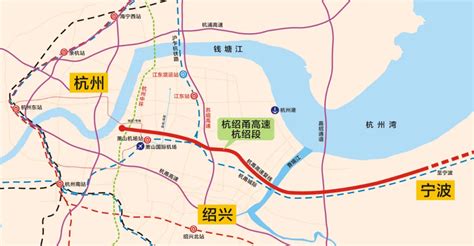 杭绍甬高速地图
