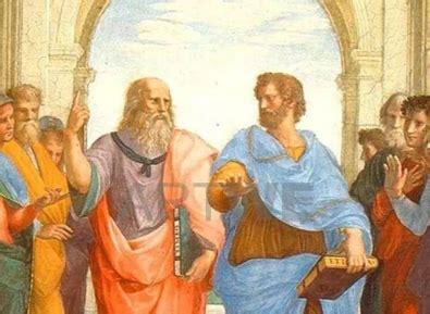 柏拉图指天苏格拉底指地什么意思