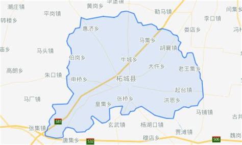 柘城地图全图
