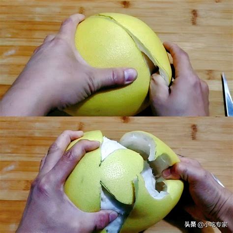 柚子怎么切取完整果肉