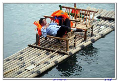 桂林竹排船制作