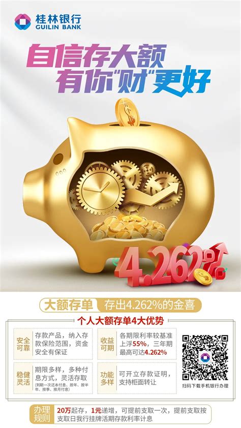 桂林银行9月大额存单利率