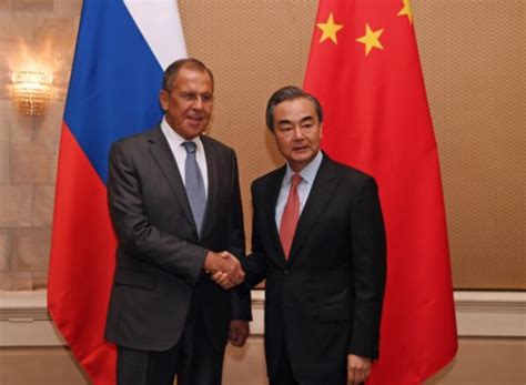欢迎俄外长访问中国