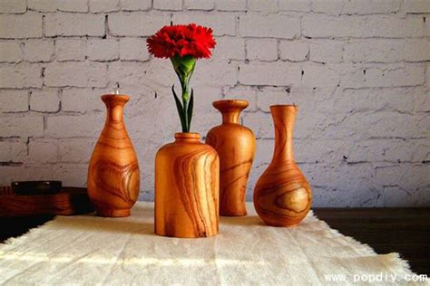 毛坯木制作花瓶