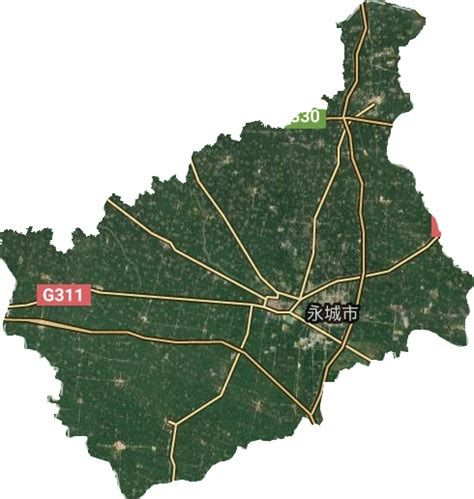 永城市卫星地图村镇