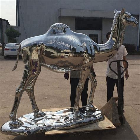 江苏不锈钢骆驼动物雕塑制作工厂