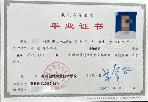 江苏开放大学毕业证学位证