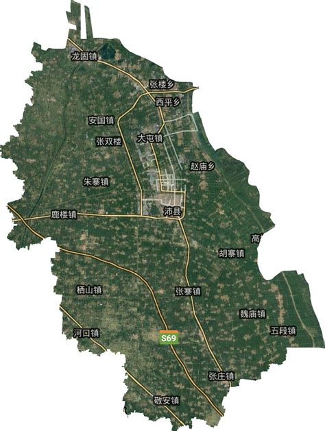 沛县县城各小区分布详细地图