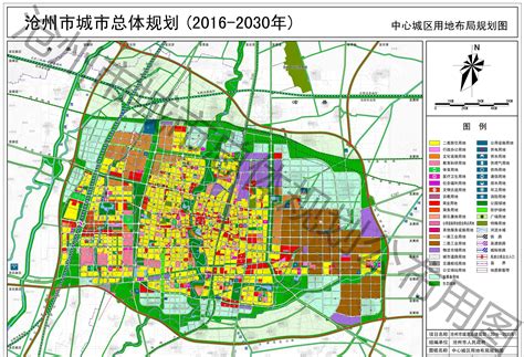 沧州开发区扩区规划图