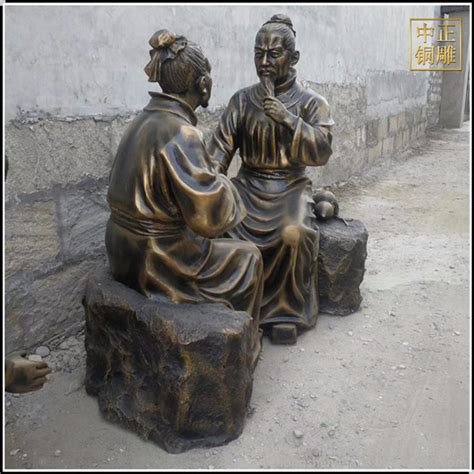 河北人物铸铜雕塑设计