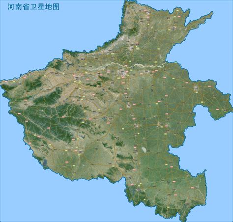 河南卫星地图高清2019村庄