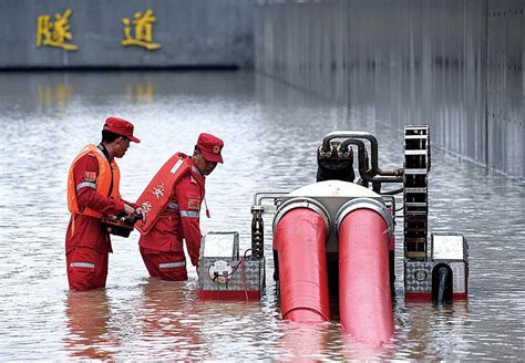 油管看郑州洪水场面
