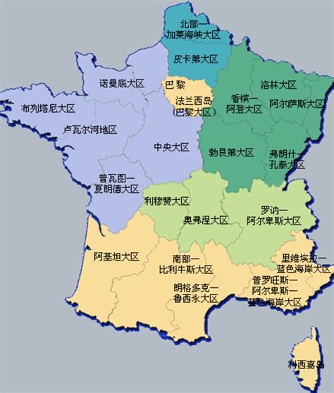 法国城市地图一览表