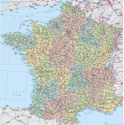 法国电子地图中文版
