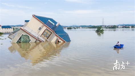 洪灾风景图片