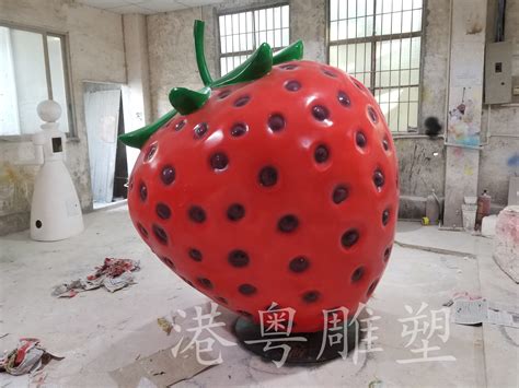 浙江玻璃钢卡通水果雕塑