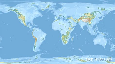 海平面上升1000米世界地图