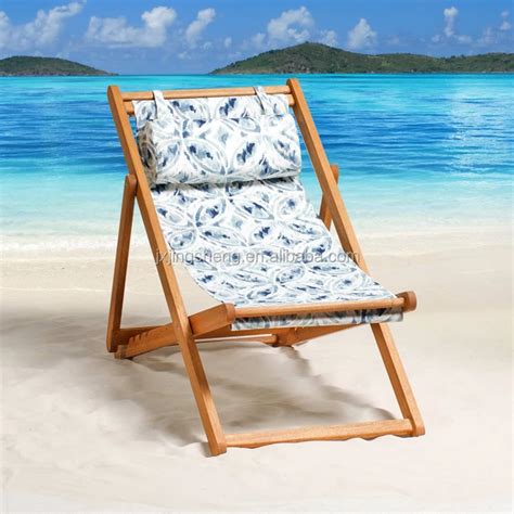 海滩实木椅