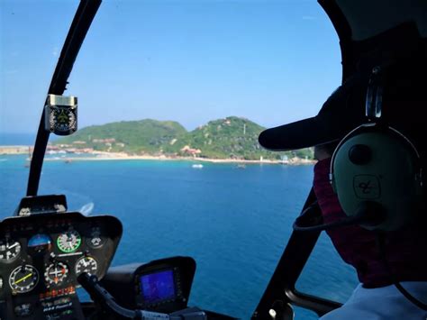 海龙岛直升机体验