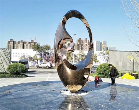淮南广场不锈钢雕塑制作
