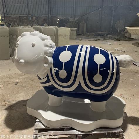 湖南玻璃钢小羊动物雕塑制作工厂