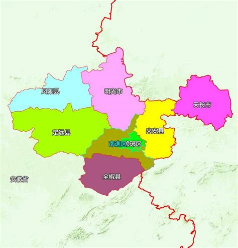 滁州属于哪个省哪个市