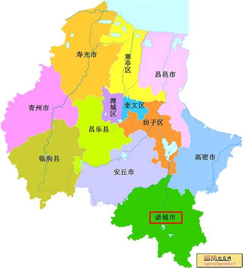 潍坊行政区划名单