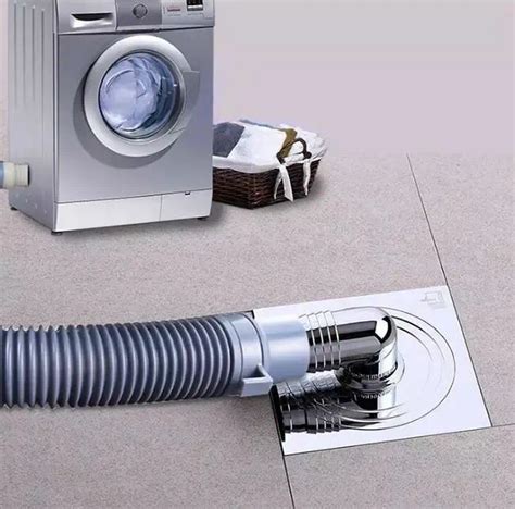 潜水艇地漏连接洗衣机怎么安装