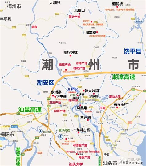 潮州百度地图