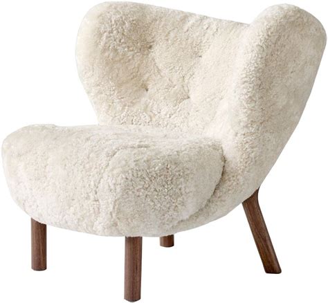 现代羊羔绒休闲椅