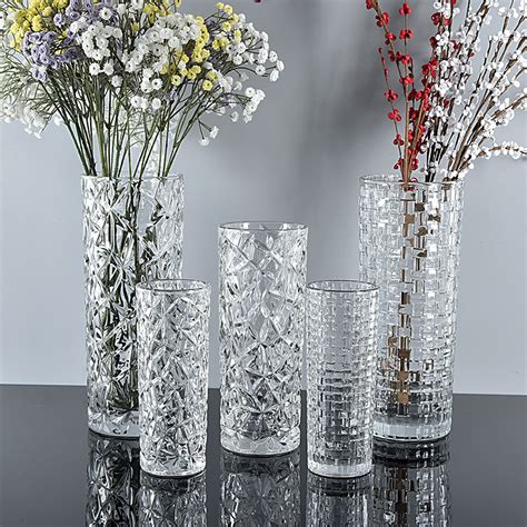 玻璃制品直筒花瓶价格
