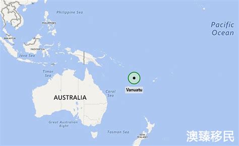 瓦努阿图国家地理位置
