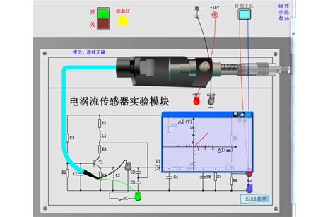 电涡流式传感器测量位移实验报告