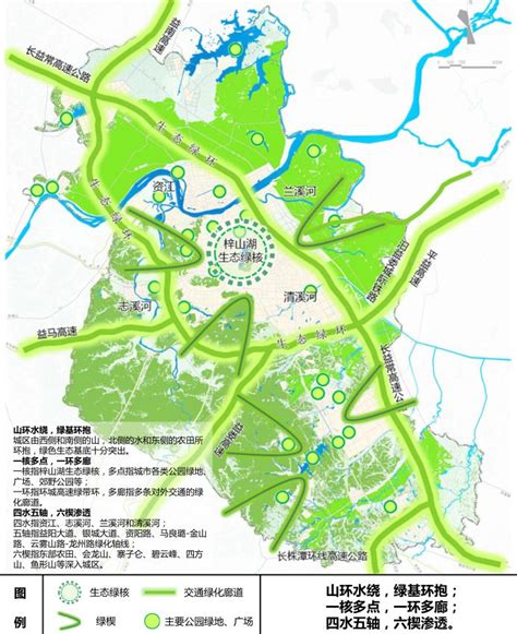 益阳市中心城区规划设计图