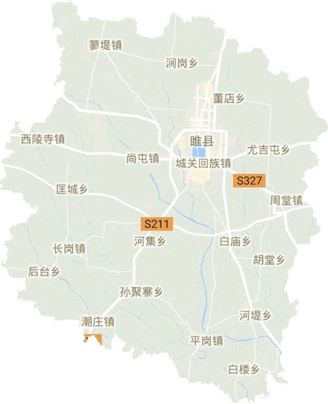 睢县白店乡地图