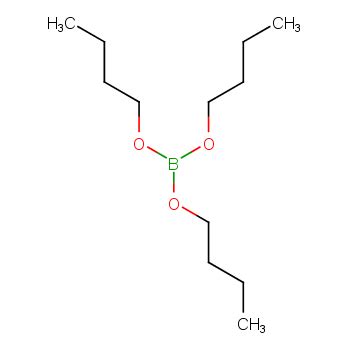 硼酸三正丁酯结构式