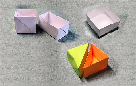 立体漂亮盒子的折法