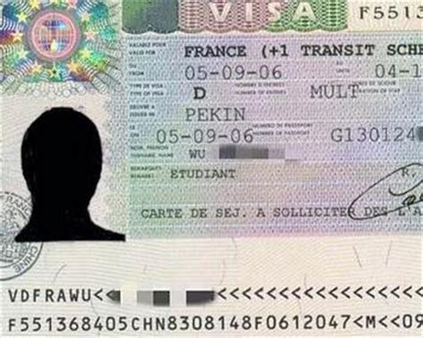 签证图片巴黎