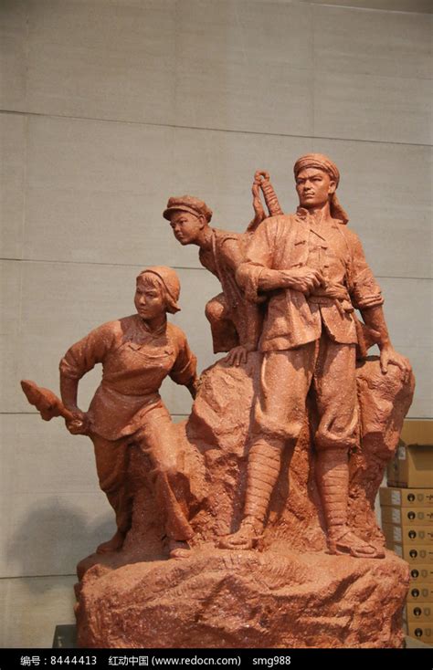红军人物雕塑图片大全