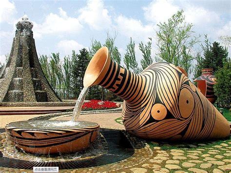 绍兴公园景观陶瓷雕塑