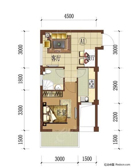 经济适用房一居室的标准面积