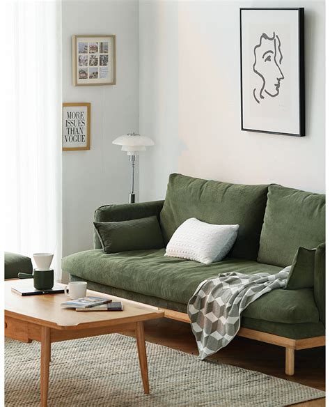绿色沙发垫子效果图